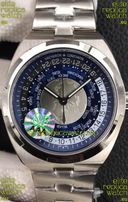 Vacheron Constantin Overseas World Time Edition Blue Dial Swiss Replica Watch 