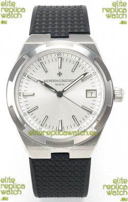 Vacheron Constantin Super Clone Overseas Edition Steel Casing and Dial in Rubber Strap