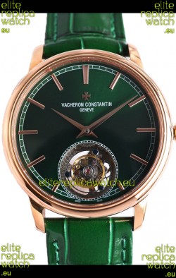 Vacheron Constantin Traditionelle Swiss Tourbillon Rose Gold 1:1 Mirror Replica Watch 