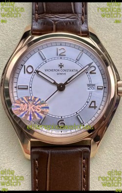 Vacheron Constantin Fiftysix Edition Rose Gold Steel 1:1 Mriror Replica White Dial 