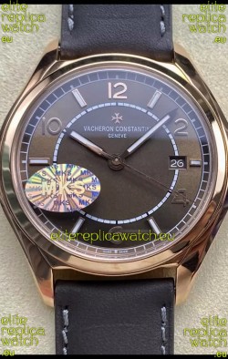 Vacheron Constantin Fiftysix Edition Rose Gold Steel 1:1 Mriror Replica Brown Dial 