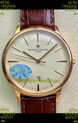Vacheron Constantin Patrimony Yellow Gold Watch in 1:1 Mirror Replica Watch