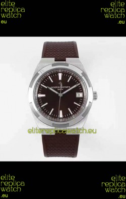 Vacheron Constantin Overseas 1:1 Mirror Swiss Replica Watch in Brown Strap