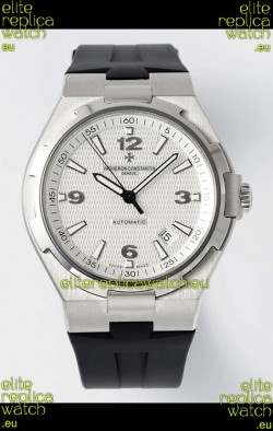 Vacheron Constantin Overseas 1:1 Mirror Swiss Replica Watch in White Dial - Rubber Strap