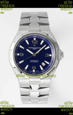 Vacheron Constantin Overseas 1:1 Mirror Swiss Replica Watch in Steel Blue Dial - Steel Strap