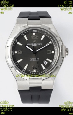 Vacheron Constantin Overseas 1:1 Mirror Swiss Replica Watch in Grey Dial - Rubber Strap