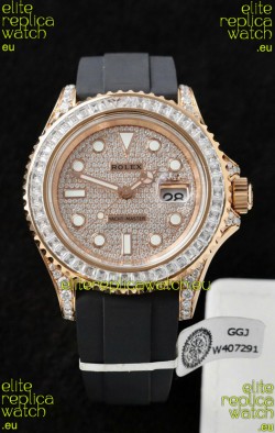 Rolex Yachtmaster 226679TBR Rose Gold 42MM Cal.3135 Swiss 1:1 Ultimate 904L Steel Watch