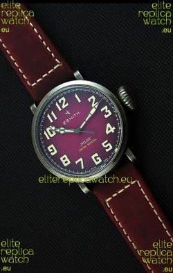Zenith Pilot Type 20 Extra Special Purple Dial Swiss Replica Watch 40MM