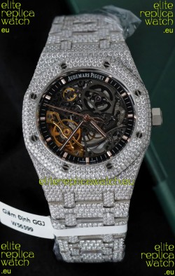 Audemars Piguet Royal Oak Super Clone Openworked ICED-OUT Edition Watch 