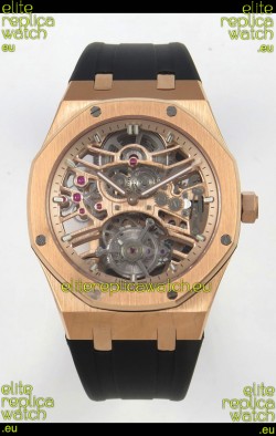 Audemars Piguet Royal Oak Super Clone Tourbillon 26735 Rose Gold Watch 