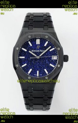 Audemars Piguet Royal Oak 15500 Black Ceramic Starry Dial Super Clone Replica Watch 