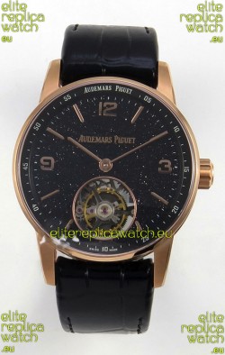 Audemars Piguet CODE 11.59 29396 Rose Gold Black Aventurine Enamel Super Clone Watch 