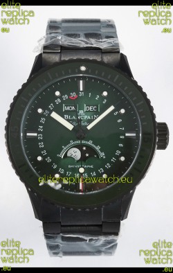 Blancpain Bathyscaphe Ceramic Casing Superclone Watch in Green Dial 