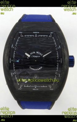 Franck Muller Super Clone Vanguard V45 Racing Carbon Watch in Nylon Strap