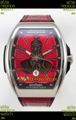 Franck Muller Vanguard Skenderbeu Stainless Steel Swiss Replica Watch 
