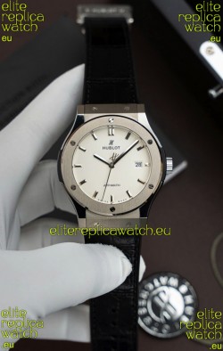 Hublot Super Clone Classic Fusion Titanium White Dial 42MM Watch