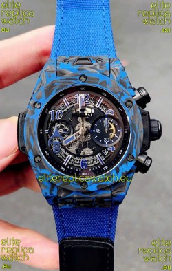 Hublot Big Bang Unico Blue Carbon Las Vegas Boutique Edition Swiss Replica Watch