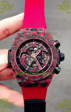 Hublot Big Bang Unico Red Carbon Las Vegas Boutique Edition Swiss Replica Watch