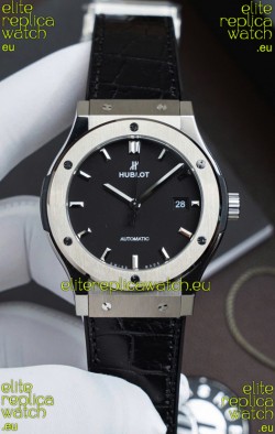 Hublot Super Clone Classic Fusion Titanium Black Dial 42MM Watch