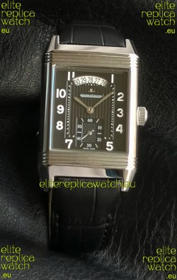 Jaeger-LeCoultre Reverso Super Clone Black Dial Swiss Replica Watch 