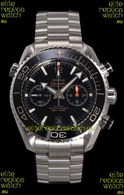 Omega Super Clone Planet Ocean 600M Chronograph 904L Steel Replica Watch 