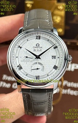 Omega De Ville Prestige Super Clone Power Reserve 904L Steel Replica Watch