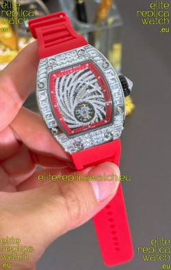 Richard Mille RM51-02 Stainless Steel Casing Watch in Mossanites Automatic Movement