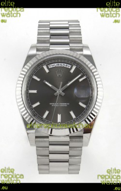 Rolex Day Date Super Clone Grey Dial 40MM 210 Grams Swiss Replica watch 
