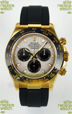Rolex Daytona Super Clone 116518 Yellow Gold Meteorite Dial Original Cal.4130 Movement
