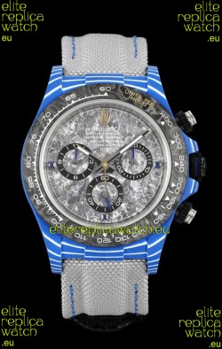 Rolex Daytona DiW Piece Unique Blue Dial Edition Watch - Lightweight Forged Cabon Casing