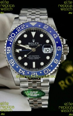 Rolex GMT Masters Super Clone Custom Ceramic Bezel Black Dial Watch 