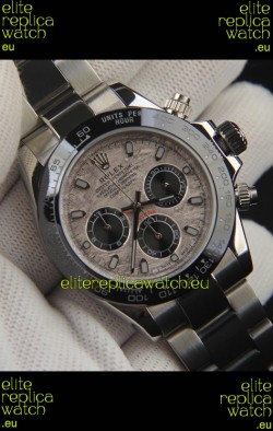 Rolex Daytona Japanese Movement Replica Watch in Meteorite Pattern Dial