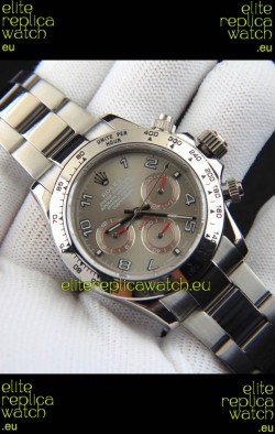 Rolex Daytona Japanese Movement Replica Watch in Grey Dial 