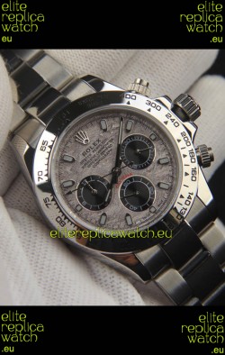 Rolex Daytona Japanese Movement Replica Watch in Meteorite Pattern Dial