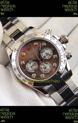 Rolex Daytona Japanese Movement Replica Watch in Mother of Pearl Dial 