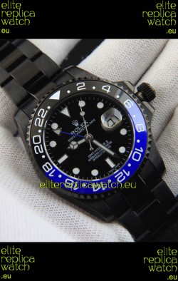 Rolex GMT Masters II Japanese Movement Replica Watch in PVD Casing 