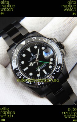 Rolex GMT Masters II Japanese Movement Replica Watch in PVD Casing 