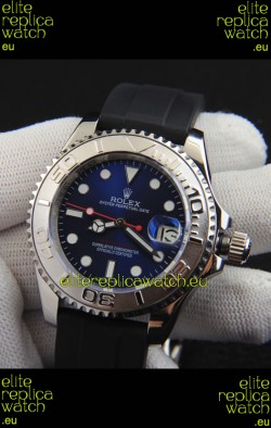 Rolex Yachtmaster Stainless Steel Japanese Replica Watch - 40MM Blue Dial