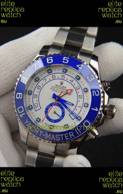 Rolex Yachtmater II Japanese Movement Replica Watch 44M Stainless Steel 