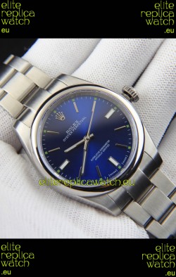 Rolex Oyster Perpetual Japanese Movement Replica Watch 39MM - Blue Dial