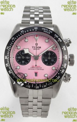 Tudor Super Clone Black Bay Chronograph Watch in Pink Dial