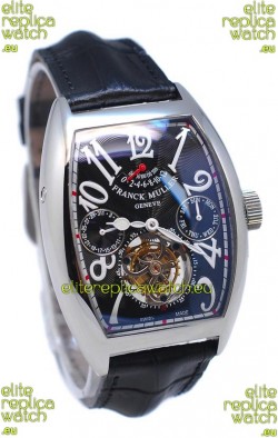 Franck Muller Casablanca Calender Tourbillon Swiss Watch in Black Dial