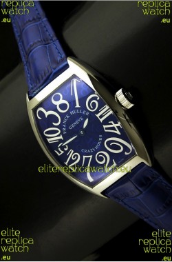 Franck Muller Casablanca Crazy Colors Edition Japanese Watch in Blue