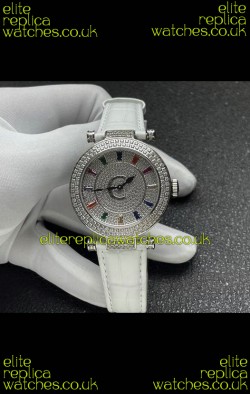 Franck Muller Double Mystery Swiss Quartz Watch in Steel Casing