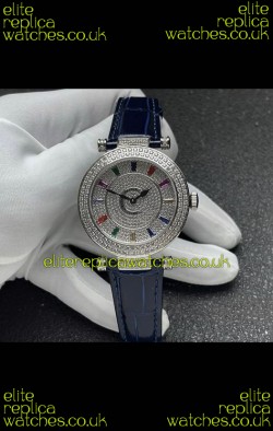 Franck Muller Double Mystery Swiss Quartz Watch in Steel Casing