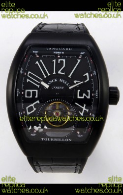 Franck Muller V45 Tourbillon Black DLC Super Clone Watch 
