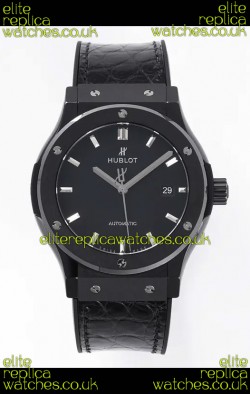 Hublot Classic Fusion Ceramic Casing Black Dial Super Clone Watch 42MM