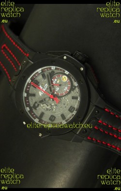 Hublot Big Bang Ferrari Swiss Quartz Movement Watch in PVD Case