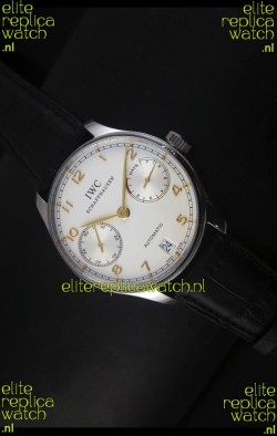 IWC Portugieser IW500704 Swiss Automatic Watch in White Dial - Updated 1:1 Mirror Replica 