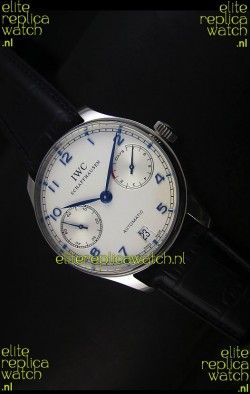 IWC Portugieser IW500705 Swiss Automatic Watch in White Dial - Updated 1:1 Mirror Replica 